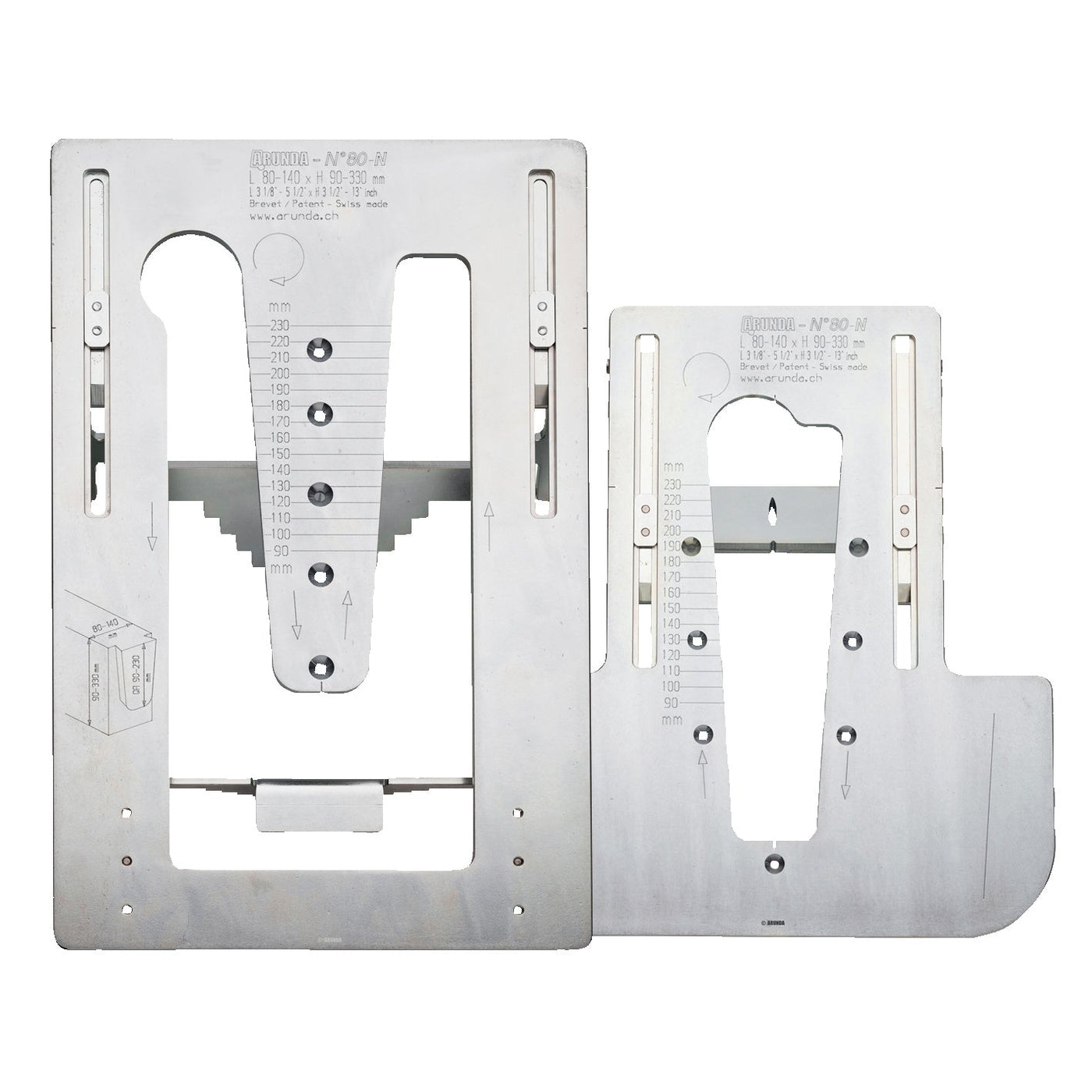 Frässchablone ARUNDA Serie N