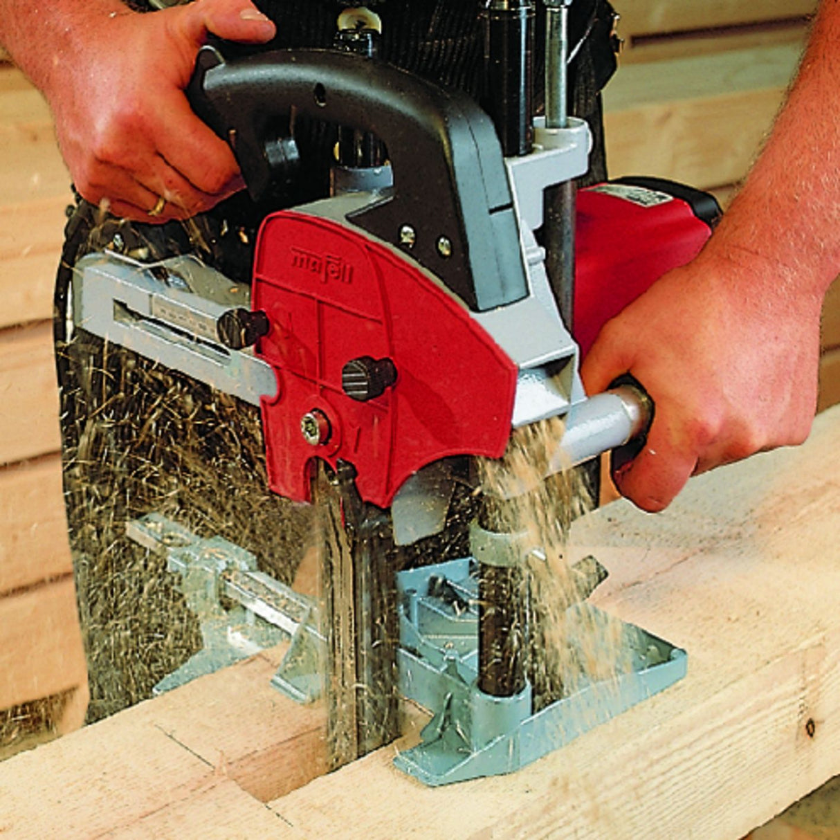 Mafell Kettenstemmer LS 103/35 Ec komplett mit Kettengarnitur, 28 x 35 x 150 mm - 924204